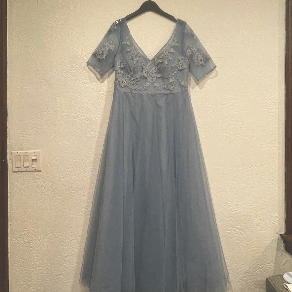 Azazie lace/tulle Brenda bridesmaid dress